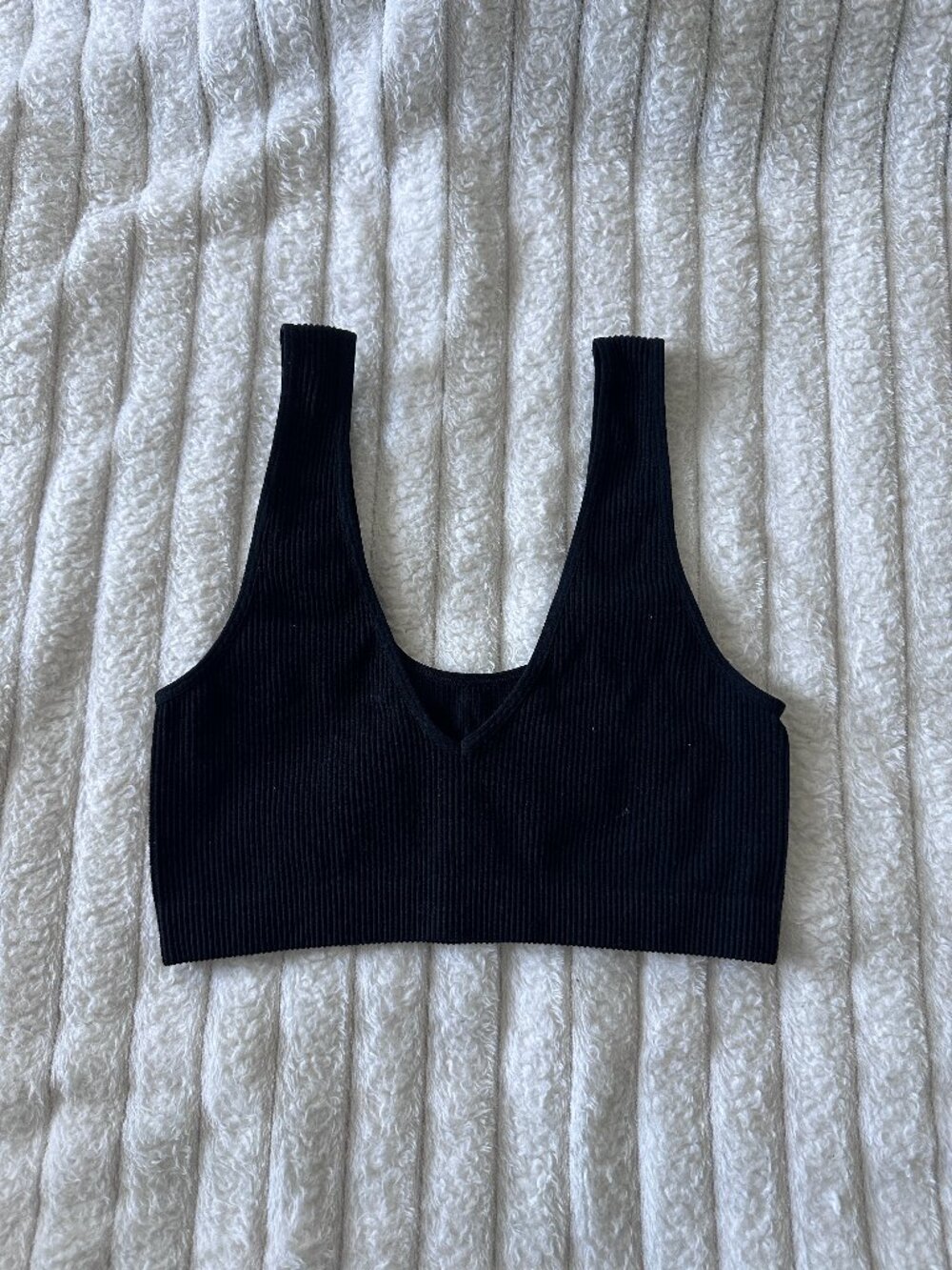 Basic Ribbed Sports Bra